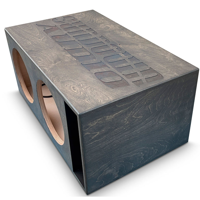 2500W RMS Dual 1 or 2-Ohm 12" Z Series V6 Subwoofer w/Dual 12" Birch Ported Box