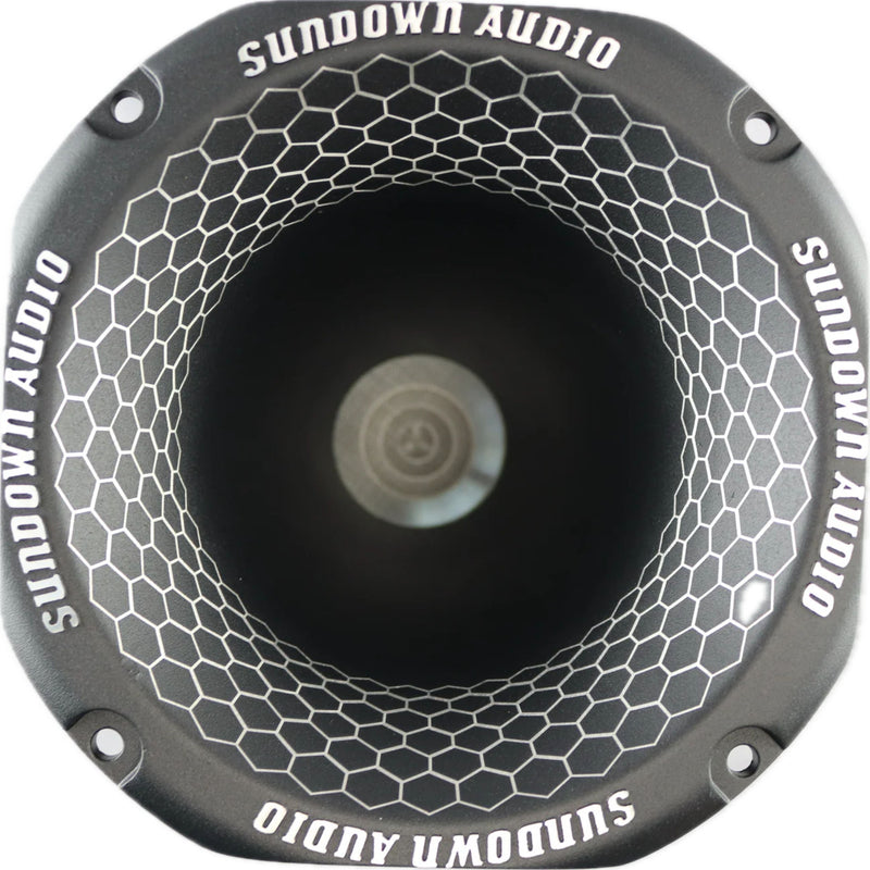 2" Throat 110 Watt RMS 4-Ohm Neo Super Horn and Driver Sundown Pro Car Audio