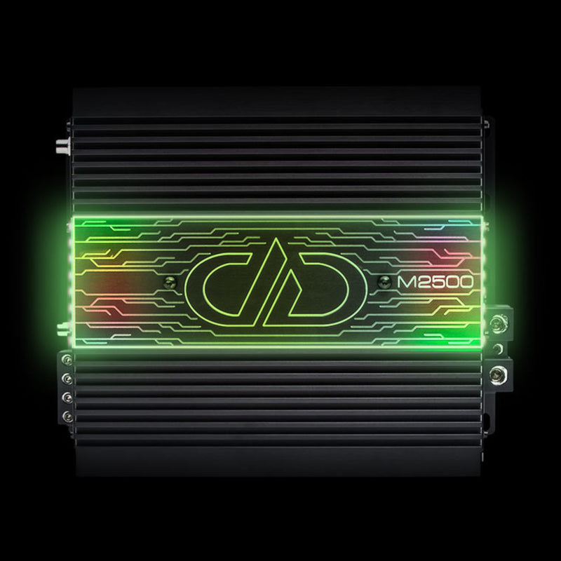 DD Audio Customizable LED Vanity Plate Kit for M2500, M5000, & M8000 Amplifiers