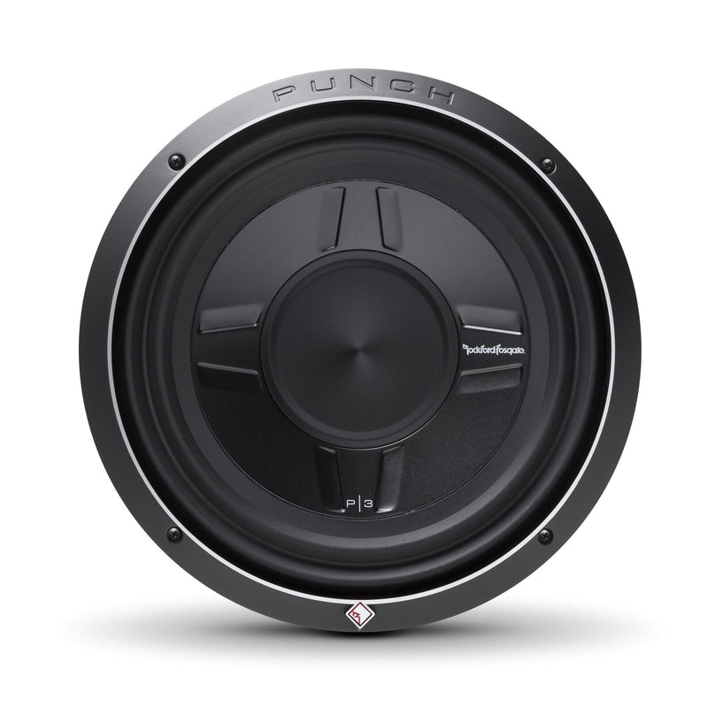 Rockford Fosgate Punch3 12" 400W RMS Dual 4-Ohm Shallow Subwoofer / P3SD4-12