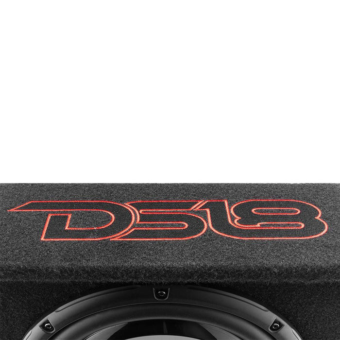 DS18 10" Shallow Subwoofer Bass Package 700 Watts 2 Ohm with Built In Amplifier