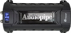Audiopipe 6 Farad Capacitor w/ Digital Display & Status Indicator ACAP-D6000