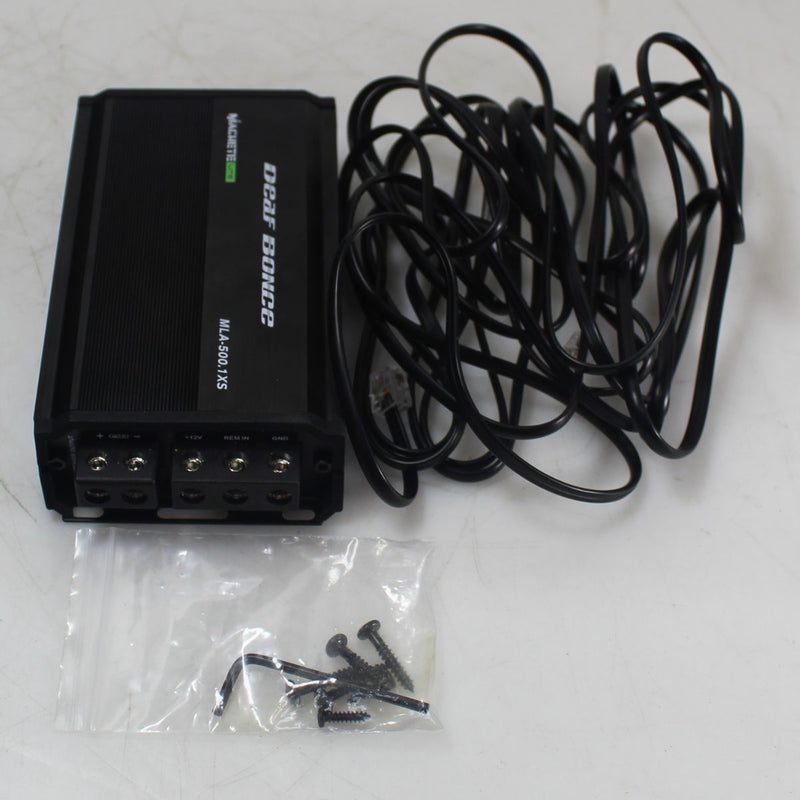 Deaf Bonce 500W 1 ohm Class D Machete Monoblock Amplifier MLA-500.1 XS OPEN BOX
