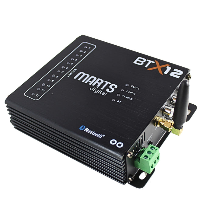 Marts Digital 4v 6 Input /12 Output Channels Bluetooth Android/iOS BTX12 DSP