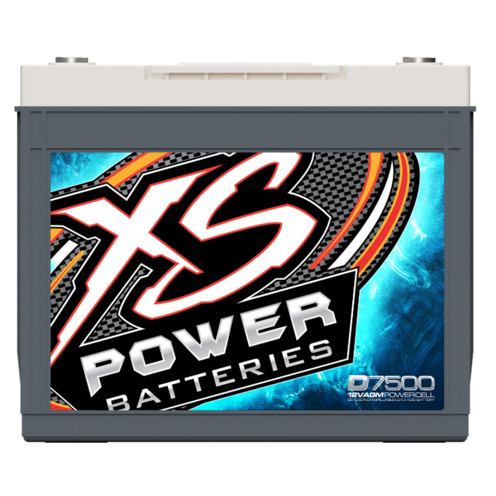 XS Power 12V BCI Group Size GC12 Starting Battery AGM 140 AH D7500 OPEN BOX
