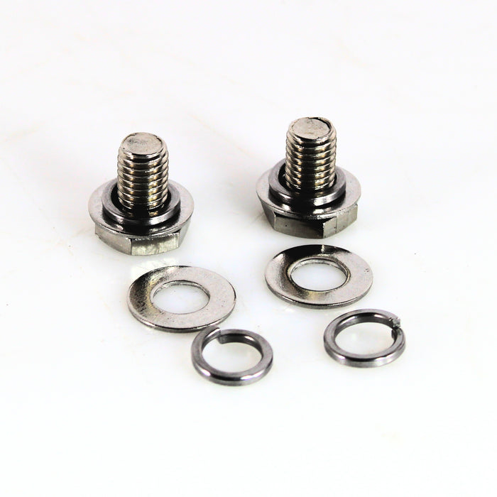 Big Jeff Audio Pair of 8 Spot Lug Style Aluminum Bolt Down Battery Terminals