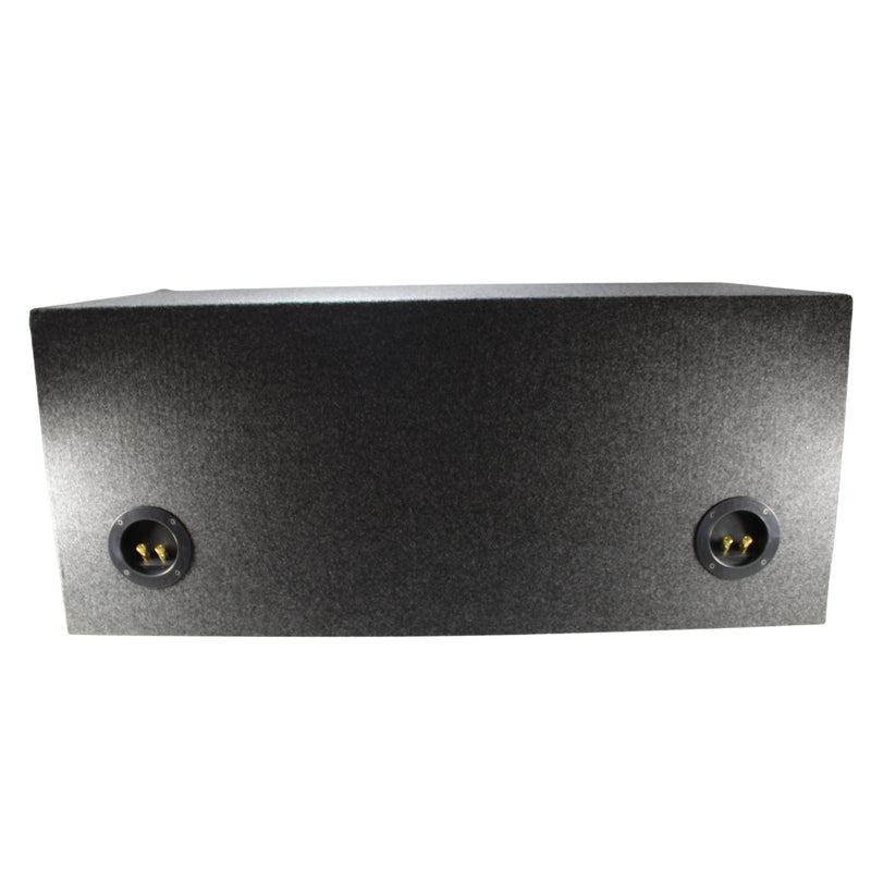 Dual 15 Vented Carpeted Subwoofer Box Made w/ Heavy-Duty MDF Construction