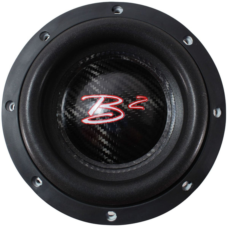 B2 Audio 6.5" 1000 Watt RMS Carbon Fiber Dual 2-Ohm Voice Coil RAMPAGE Subwoofer