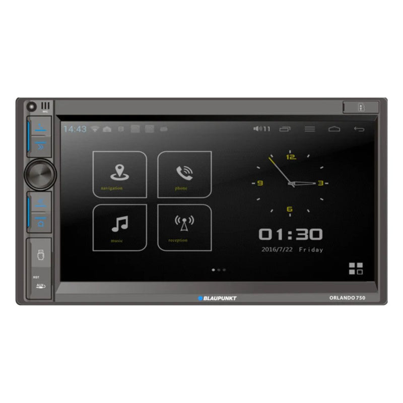 6.9" Double DIN Wireless CarPlay/Android Auto Radio Blaupunkt Orlando 750