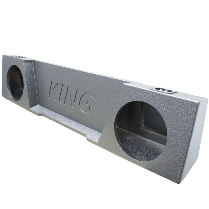 King Boxes 10" Dual Sprayed Sealed Box 14-19 Silverado/Sierra ExtCab AK-GMC37-10