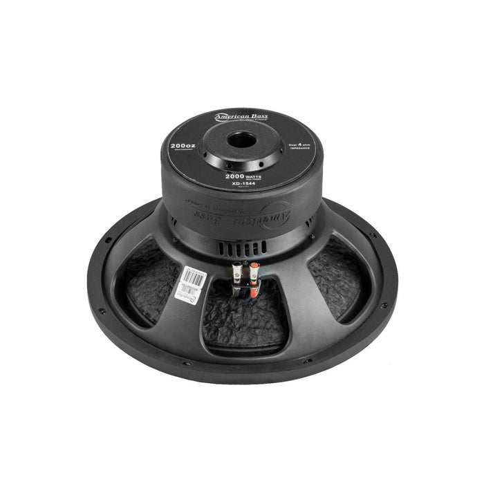 American Bass 15" 2000 Watt Black Subwoofer Dual 4 Ohm Voice Coil XD Series