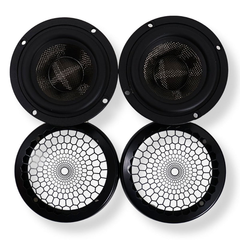 Pair of Sundown Audio 3" 4-Ohm 30W RMS Component Midrange Speakers SA Series V4