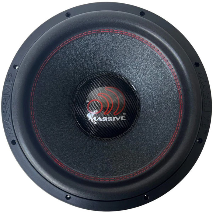 Massive Audio 15" 2000 Watt RMS 3" Dual 2-OHM Voice Coil Mega Subwoofer H152X