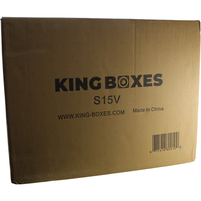 King Boxes 15" Single Ported Carpeted Universal Subwoofer Box / S15V
