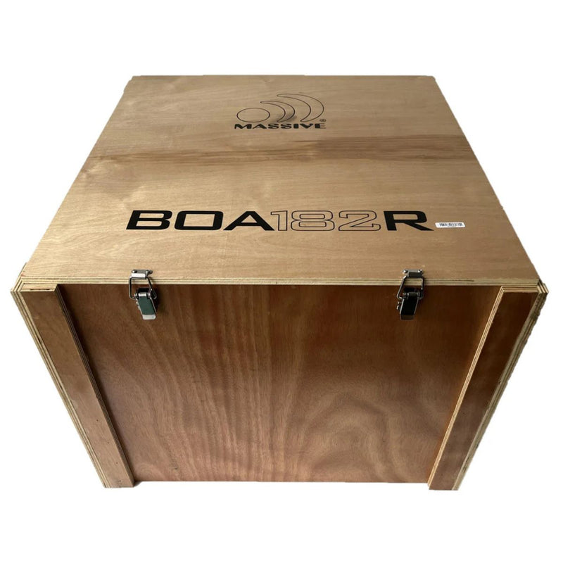 Massive Audio BOA182R 18" 8000W RMS Subwoofer Dual 2Ohm Heavy Duty SPL Subwoofer