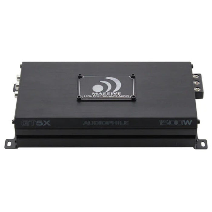 115 Watts RMS 5-CH  1 Ohm Stable Class D Car Audio Amplifier GT5X Massive Audio