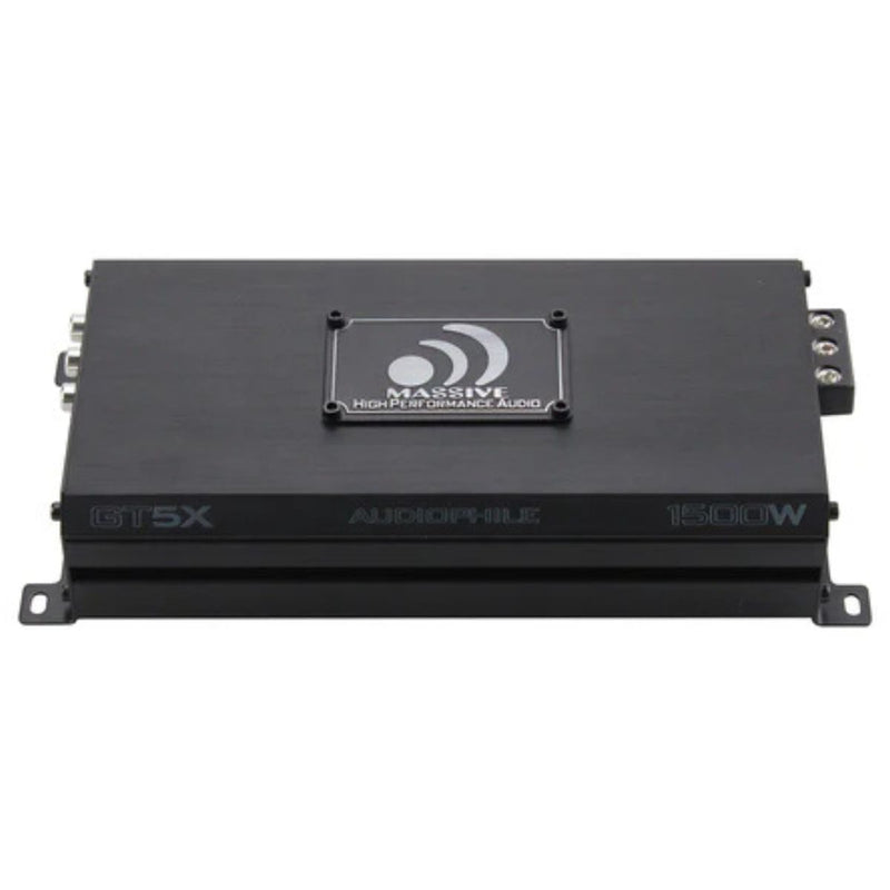 115 Watts RMS 5-CH  1 Ohm Stable Class D Car Audio Amplifier GT5X Massive Audio