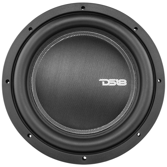 12" 800W RMS 4-Ohm 2.5" DVC Fiber Glass Shallow-Mount Subwoofer DS18 IXS Series