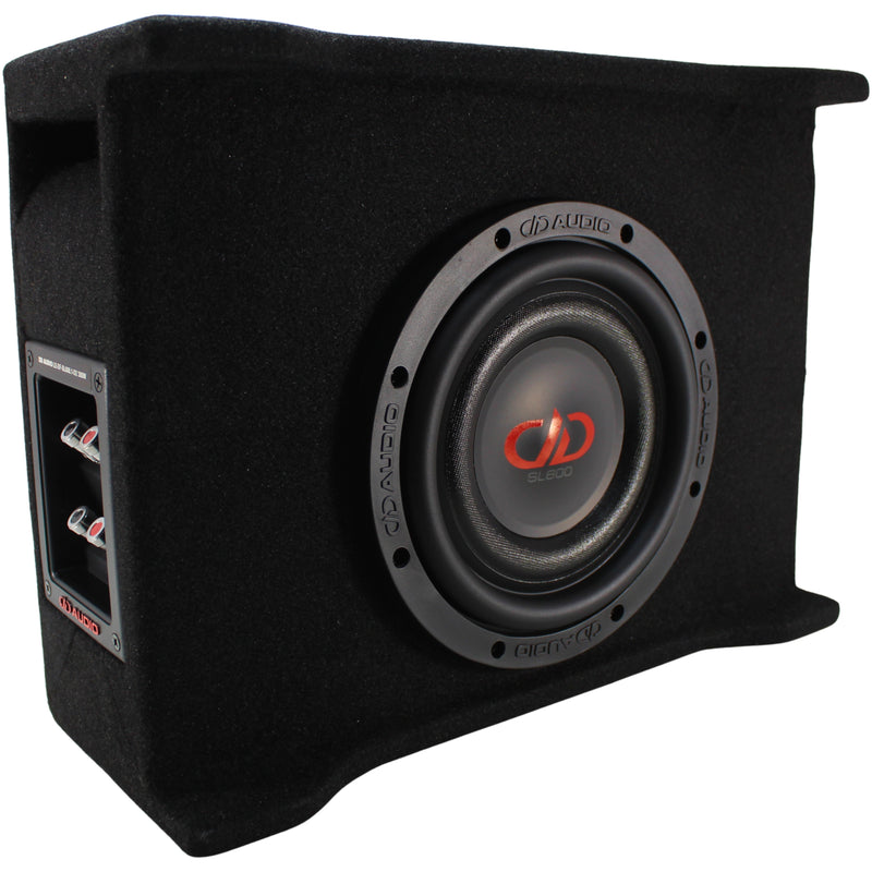 DD Audio SL600 Series 8 300W RMS S2-Ohm Slim Down Firing Ported Enclosure