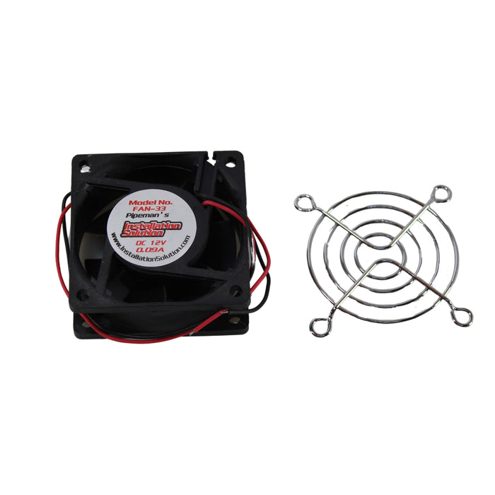 12 Volt 0.09A DC/AC Square High-Speed Fan For Electronics