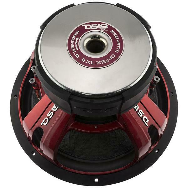 DS18 EXL-X15.4D 15" 2500W 4Ohm DVC Pro Car Audio Subwoofer - Big Jeff Online Inc