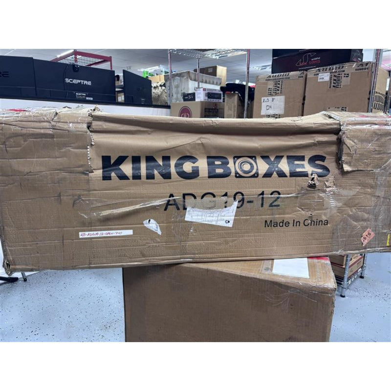 King Boxes 12" Dual Upfire Ported Speaker Box for '19-Up Ram Quad Cab OPEN BOX