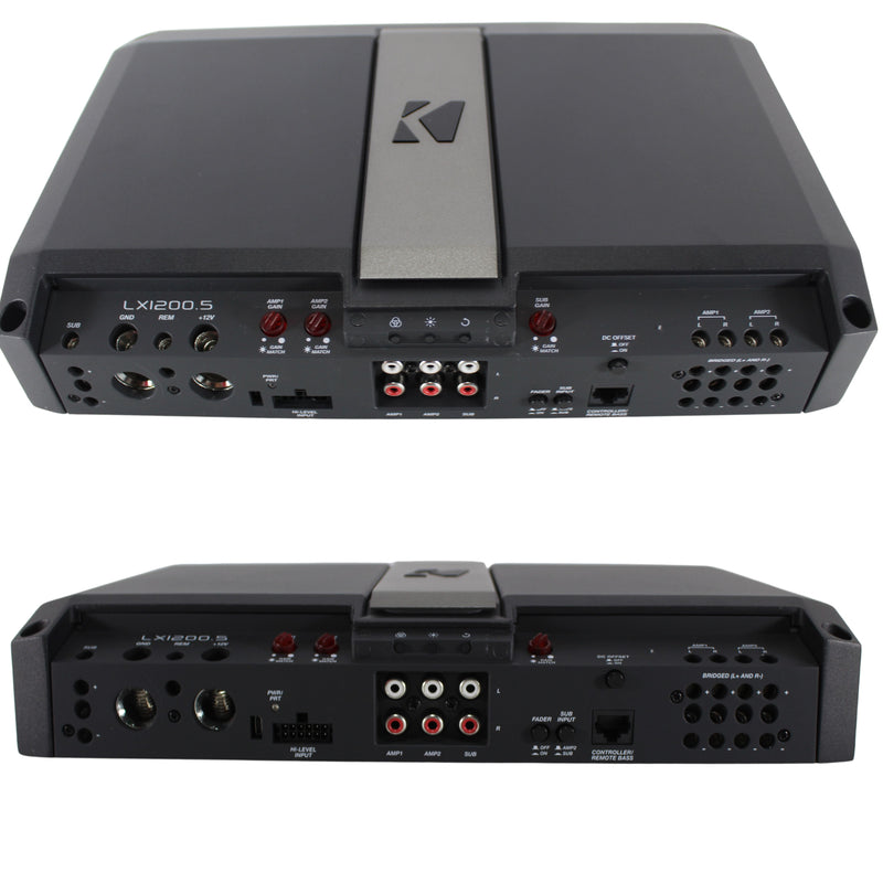 700W 1-Ohm Class D 5-Channel Amplifier w/LX Precision Controller & Smart Bass