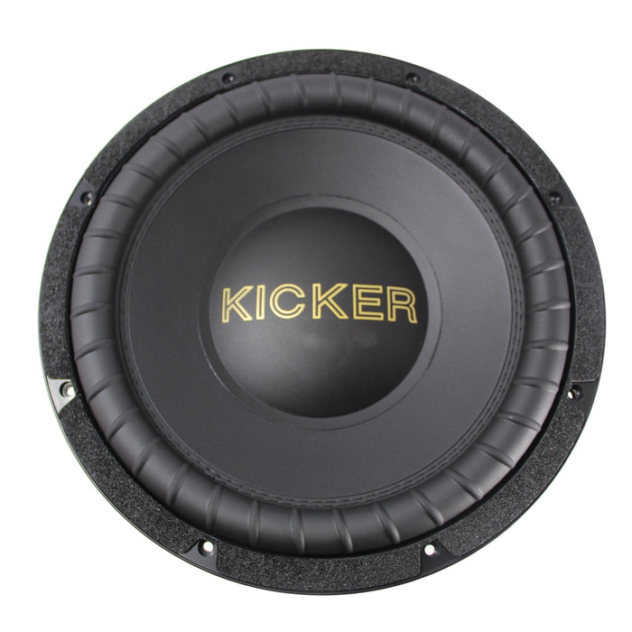 Kicker 50th Competition GOLD Edition 12 Inch Subwoofer Dual 4 Ohm VC 1000W Peak
