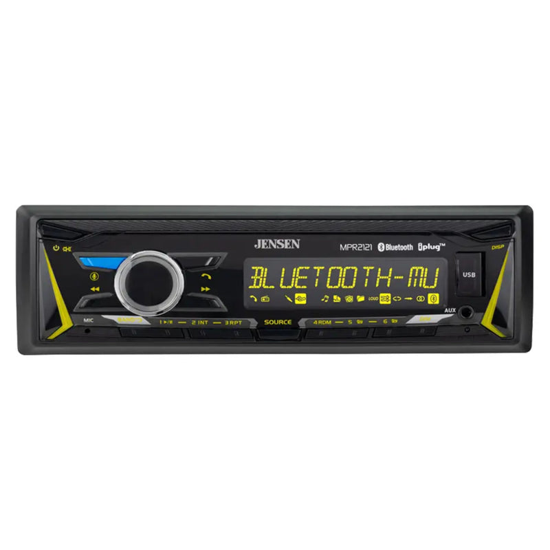 Jensen Mechless Receiver with Bluetooth and RGB Custom Colors  MPR2121