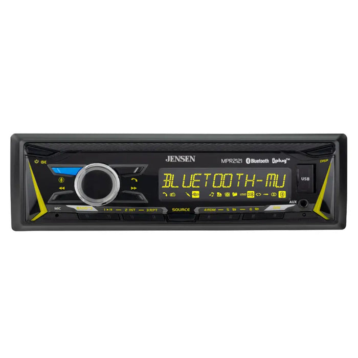 Jensen Mechless Receiver with Bluetooth and RGB Custom Colors  MPR2121