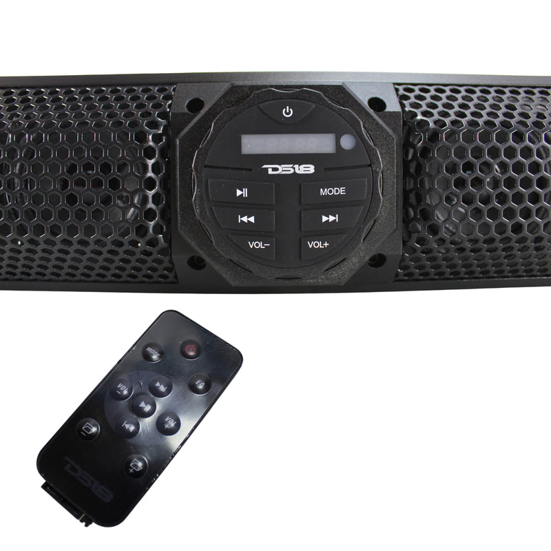 DS18 37" 1200 Watts Amplified Marine Sound Bar System With Bluetooth SB37BT