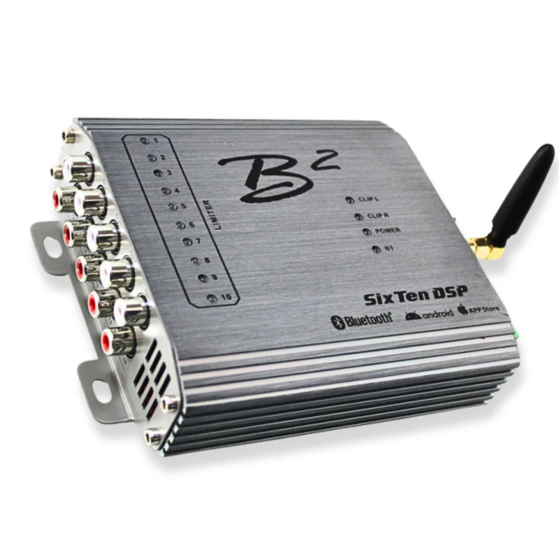 B2 Audio SixTen Metallic 10Ch Bluetooth DSP 4V 96kHz with Floating Mount Bracket