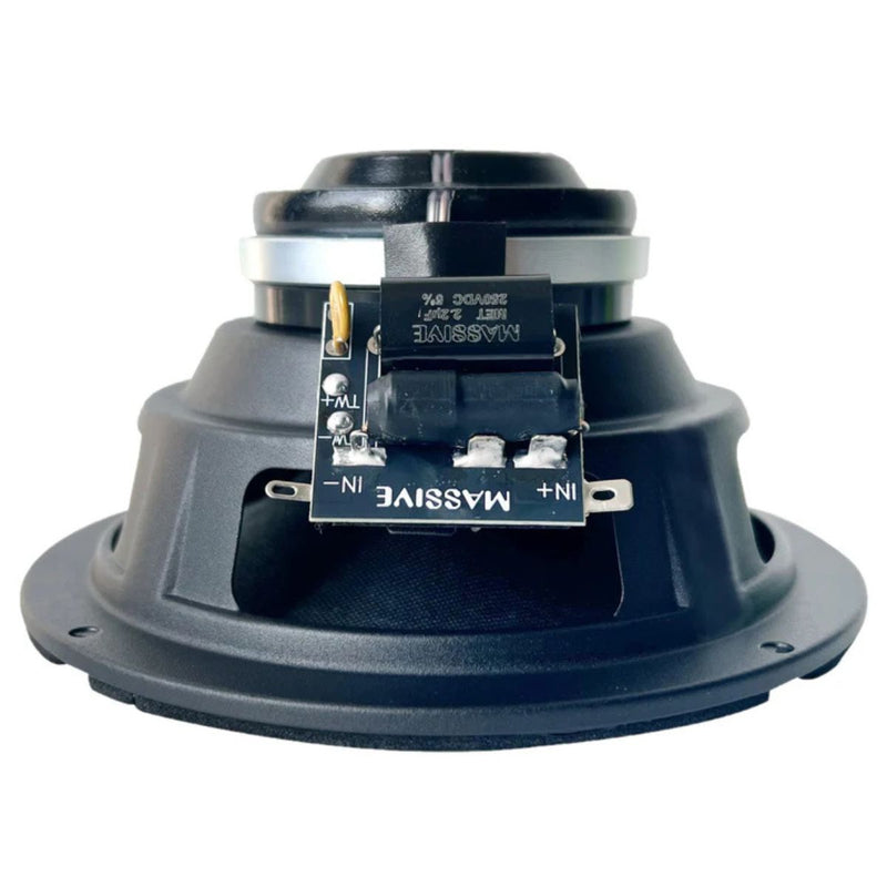 6.5" 140 Watt RMS 4 Ohm Mid-Bass Pro Audio Coaxial Speaker Massive Audio P65NTI