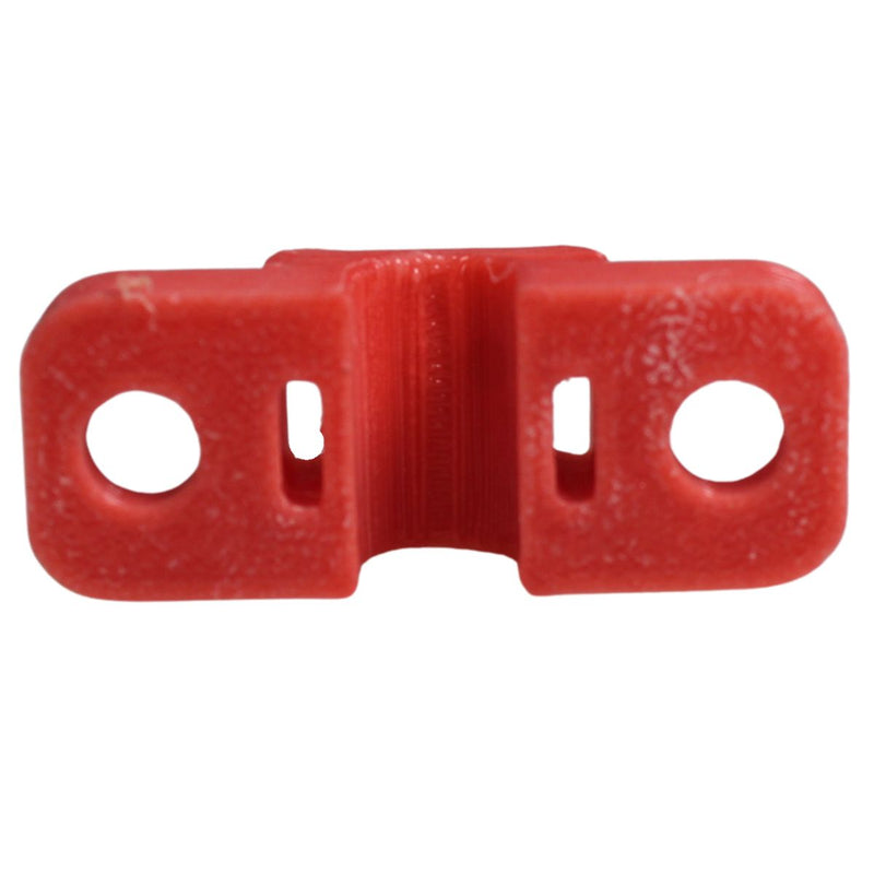 8 Gauge Cable Management Wire Comb Single Slot Can Use w/ Cable Tie Red/Black