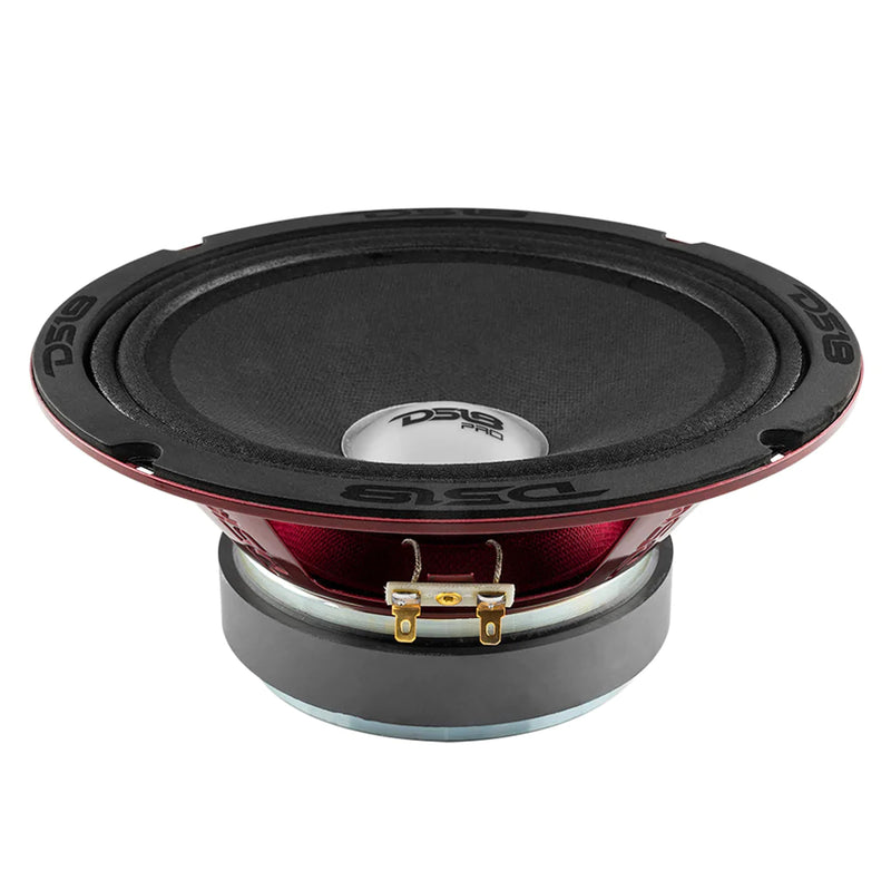 DS18 8" 4 Ohm 257W RMS Midrange Loudspeaker w/ RGB LED Lights PRO-X8.4RGBCAP