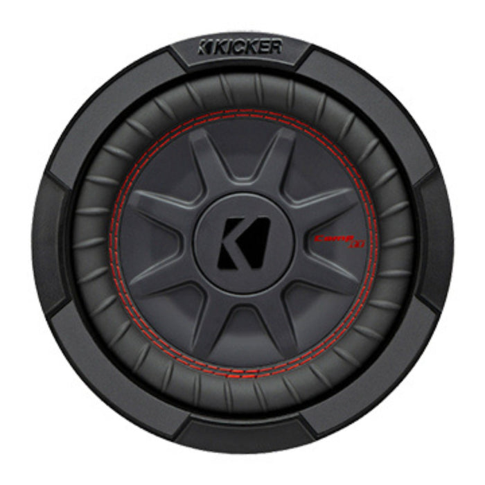 Kicker CompRT Series 8" Dual 2-Ohm Voice Coil Subwoofer 600-Watt Peak 48CWRT82