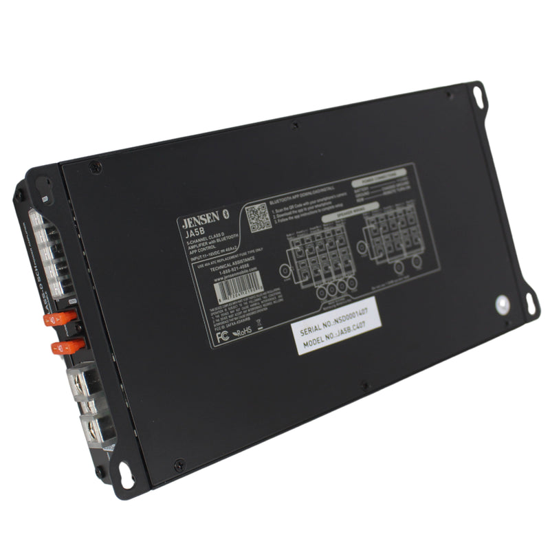Jensen 5-Channel 815 Watts Class D RGB Amplifier w/ Bluetooth App Control