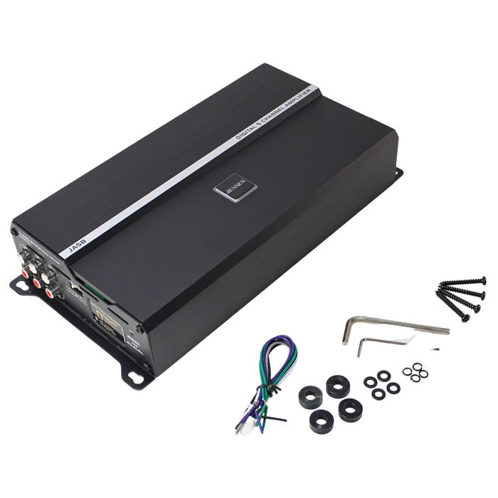 Jensen 5-Channel 815 Watts Class D RGB Amplifier w/ Bluetooth App Control