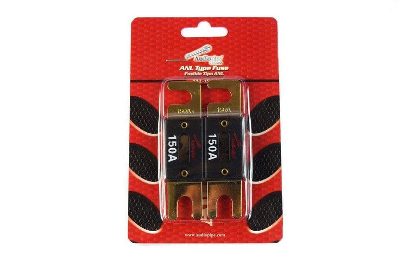 Audiopipe 150 Amp 32V Gold Plated ANL Car Audio Fuse Pair / AP-ANL-150A
