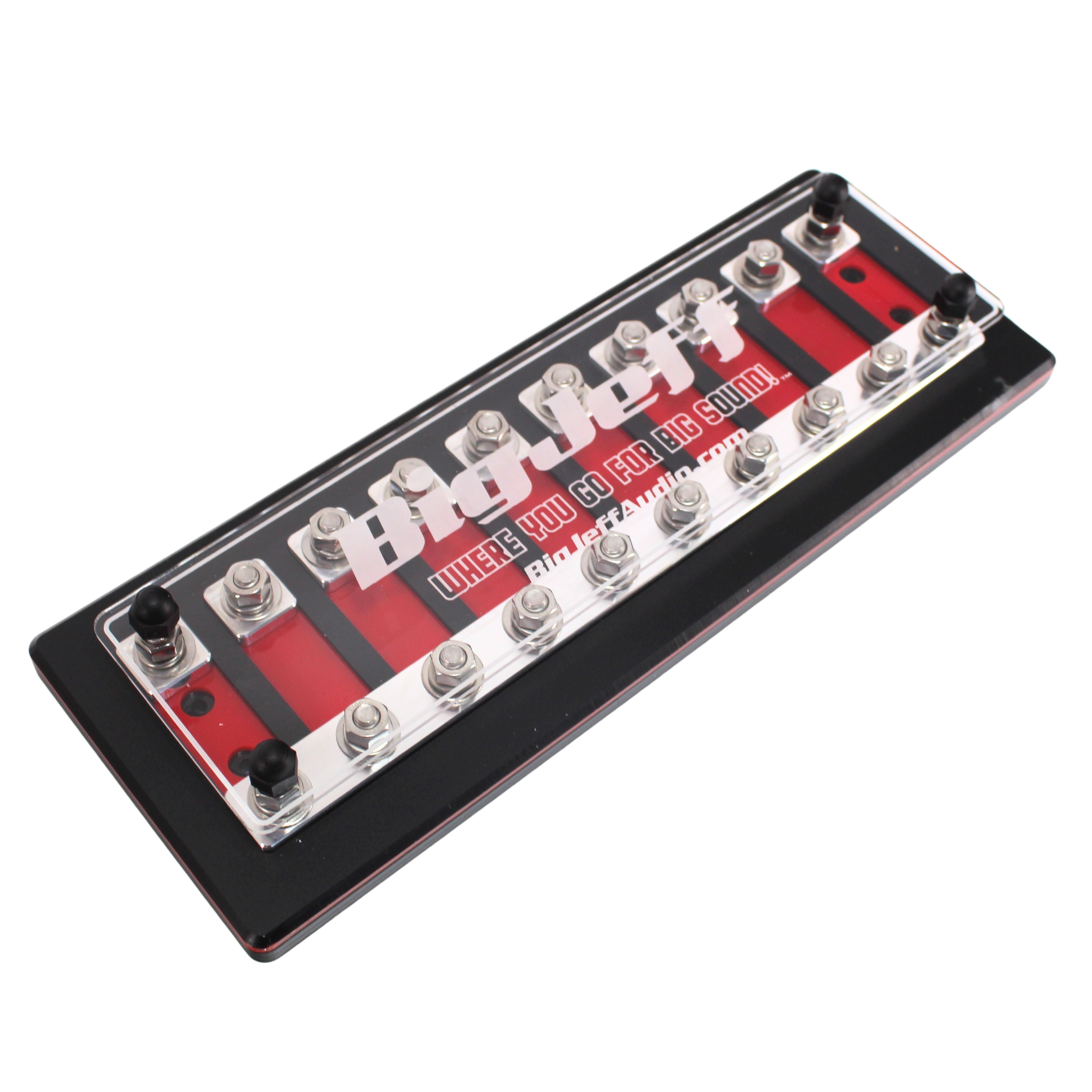 Big Jeff 10 Spot ANL Fuse Block – High Power Distribution F10-RD