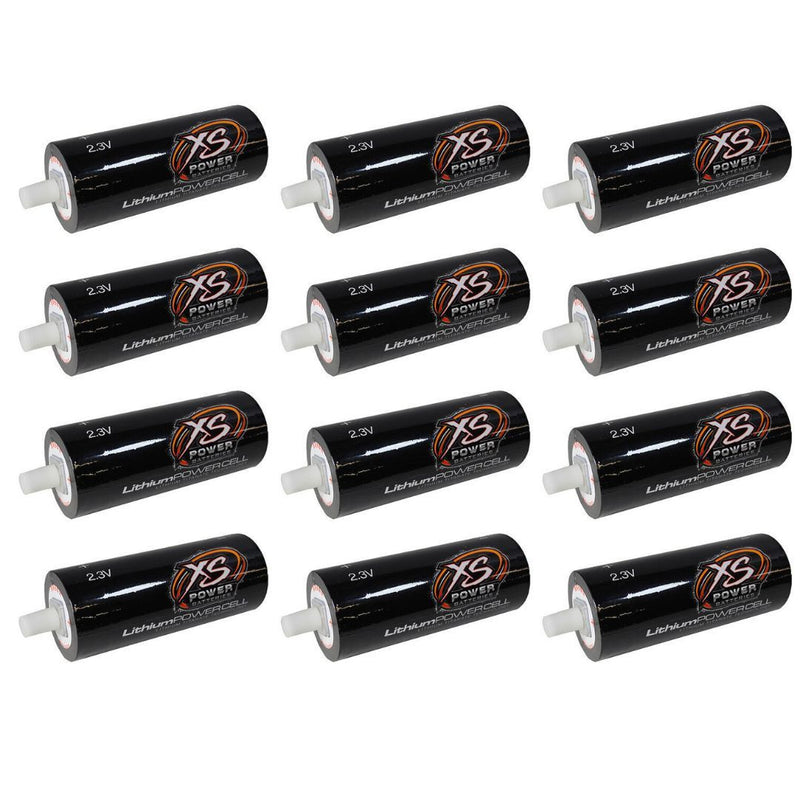 12 XS Power 2.3V 35 AH Lithium Batteries 66160 + 12 Cell Bank 80ah + Balancer