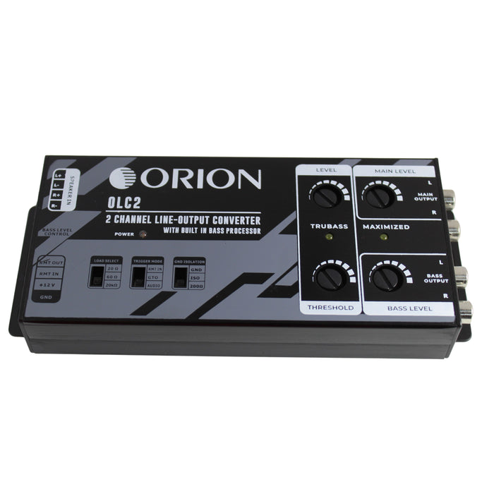 2 Channel LED Line Output Convertor w/ Built-in Bass Processor & Bass Knob