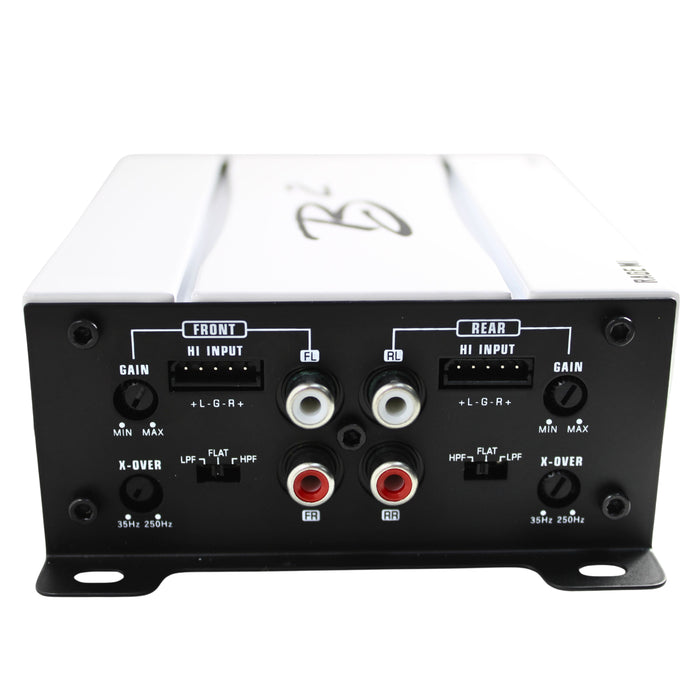 B2 Audio RAGE 4 Channel 800W Amp W/ 1 RIOT6P Set + RAGE H1 NEO Tweeters COMBO-18