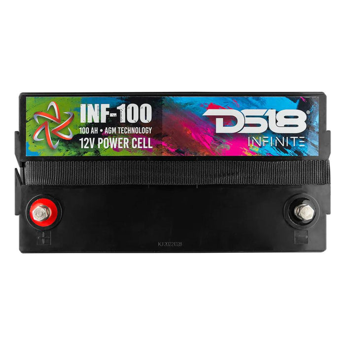 DS18 12V Battery 100 AH 2800W AGM Group 31 1200 Amps INFINITE INF-100