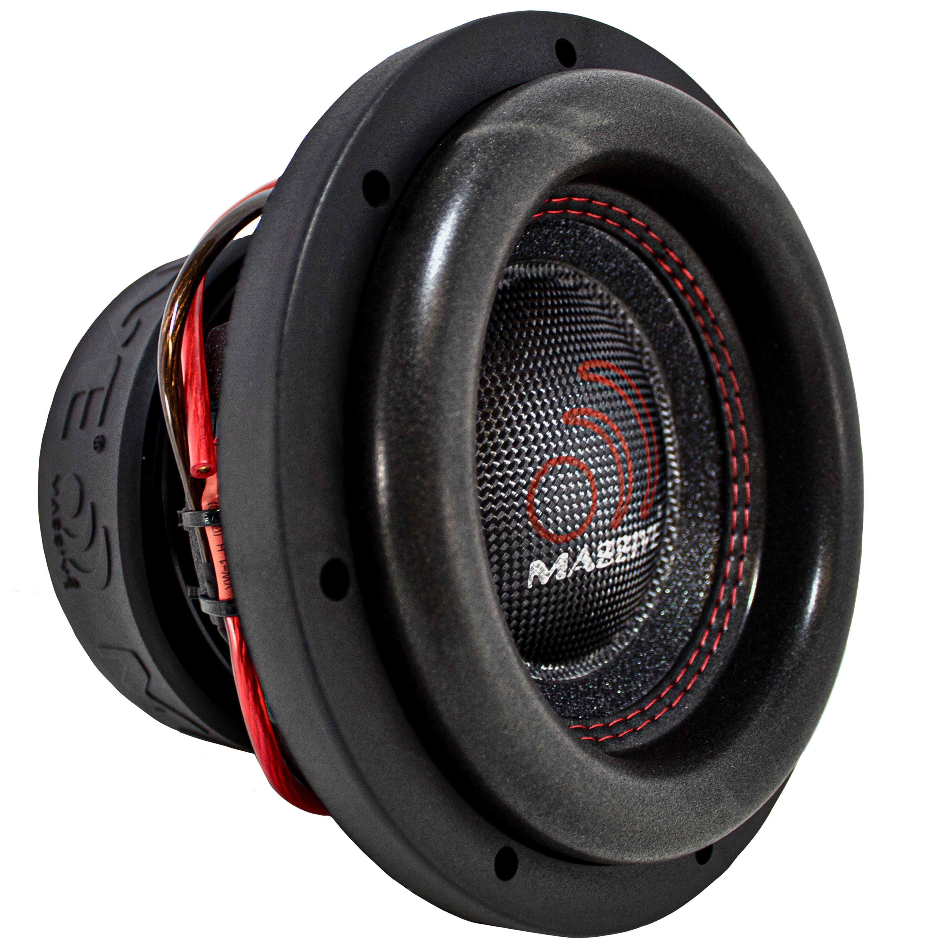 Massive Audio 8 inch Dual Voice Coil 1800 Watt Peak Subwoofer 2