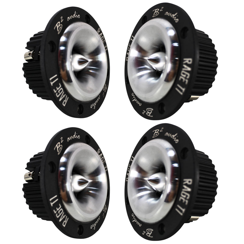 B2 Audio RAGE 1200.4 Amplifier + RIOT8P 8" Midrange + RAGE T1 NEO Tweeter Combo