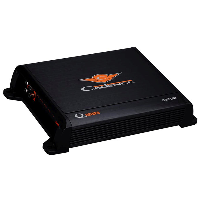 Cadence 600 Watt 1-Ohm Monoblock Class D Car Audio Amplifier Q6001D