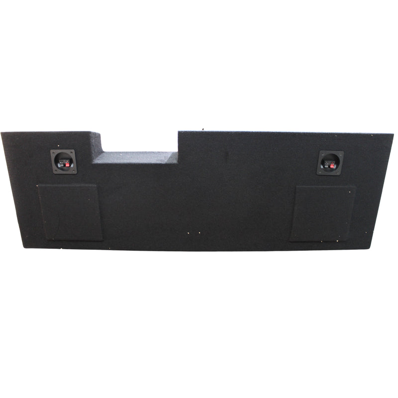 King Boxes 12" Dual DF Sealed Carpet Box 19-23 Silverado/Sierra Crew Cab AG19-12