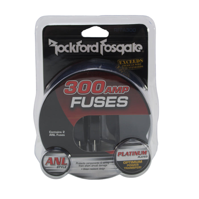 Rockford Fosgate 300 Amp ANL Fuse Platinum Finish (2-Pack) RFFA300