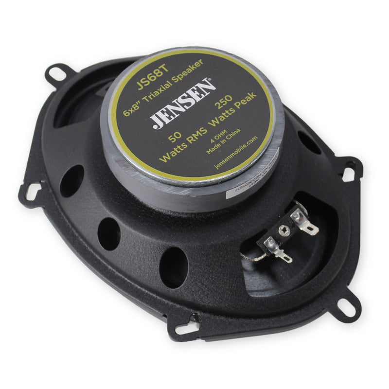 Pair of 5"x7" / 6"x8" Full Range 50 Watt RMS 4-Ohm Jensen JS68T  3-Way Speakers